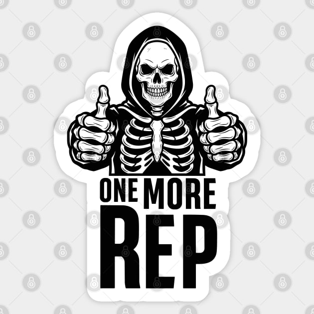 One More Rep Motivation Sticker by enrynz